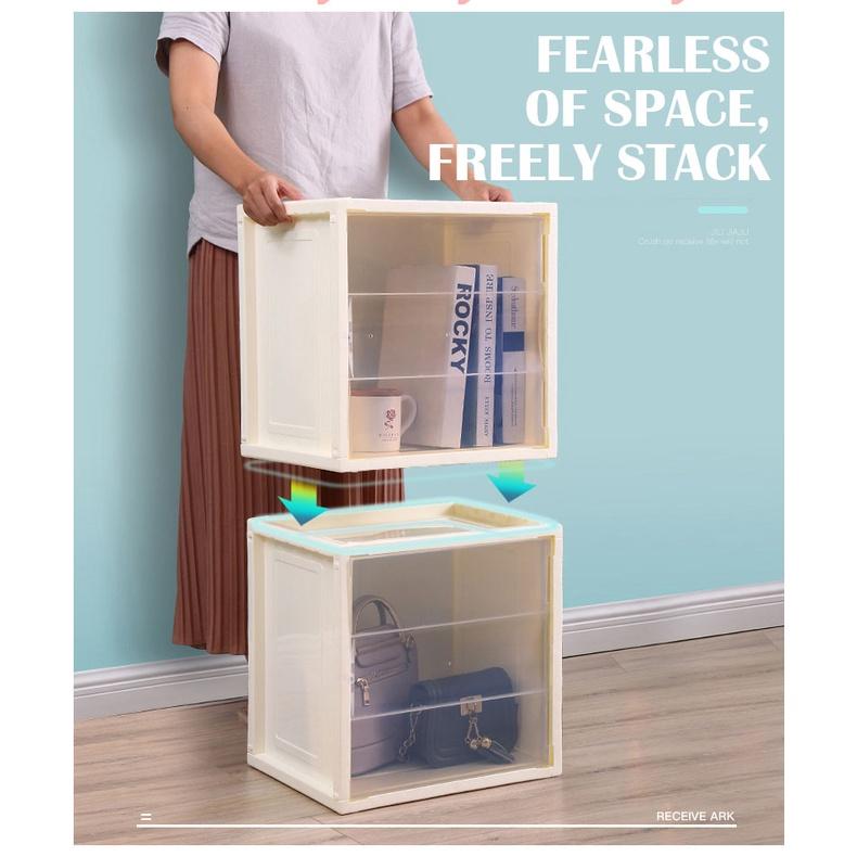 Beige Color Stackable Storage Box