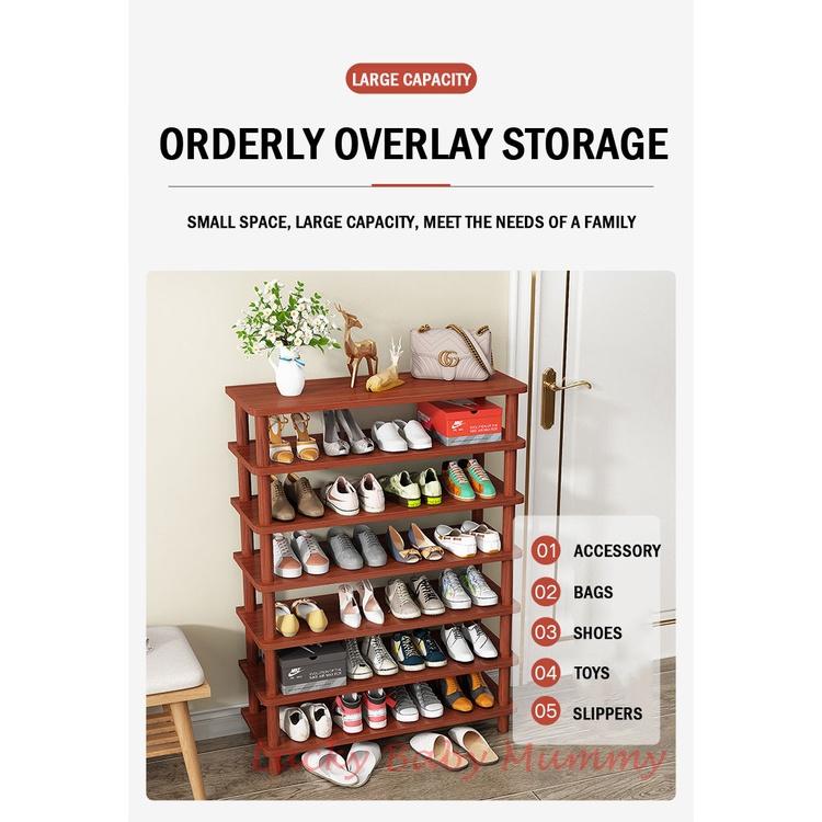 D280 Wooden Shoe Rack