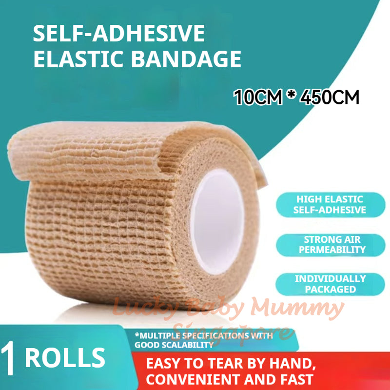 12 rolls Self-Adhesive Elastic Bandage Wrap/Waterproof Breathable Injury Tape for outdoor sports