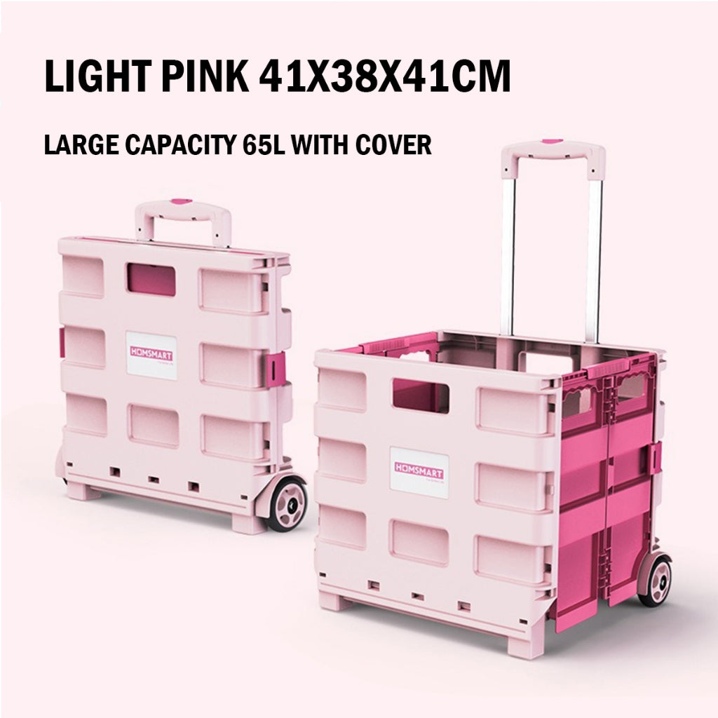Shopping Cart - 2 Wheels(Pink)