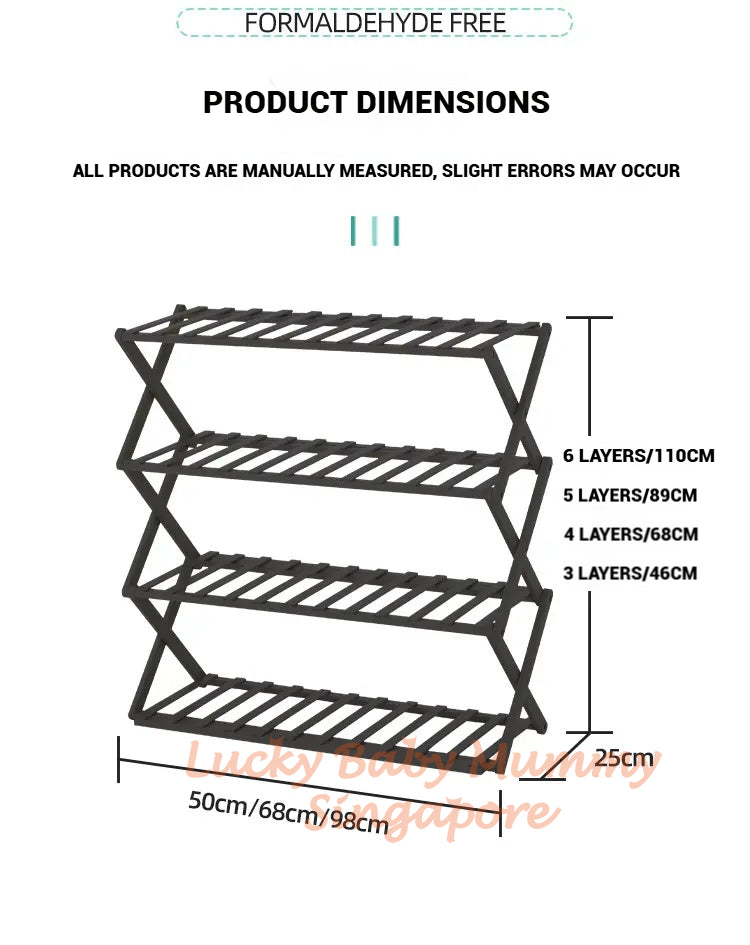 Minimalist Bamboo Shoe Rack Installation Free