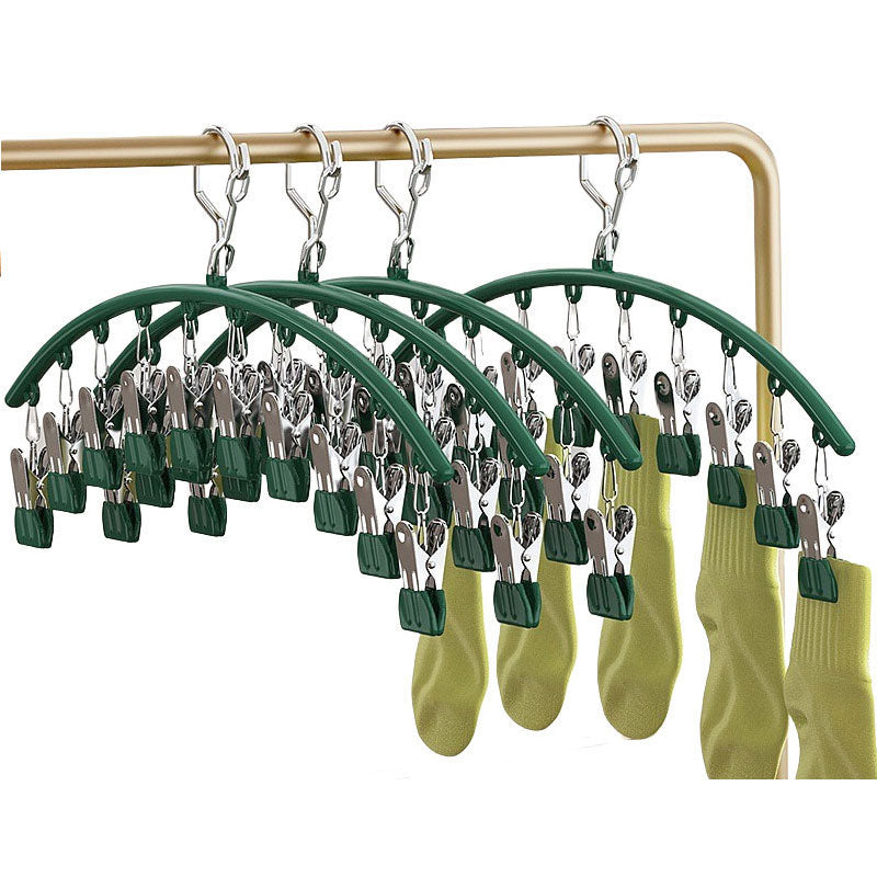 Premium Windproof Sock Drying Hanger Stainless Steel