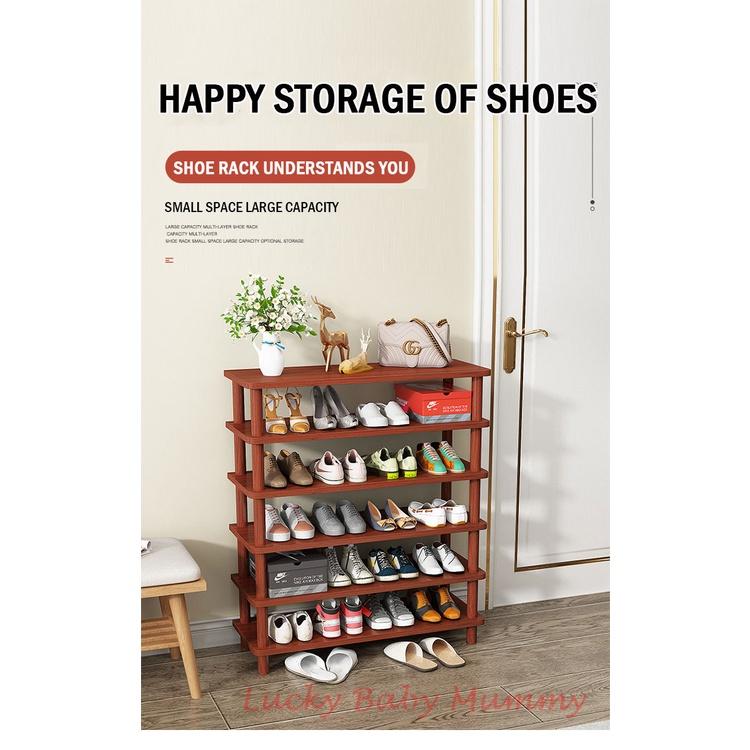 D280 Wooden Shoe Rack