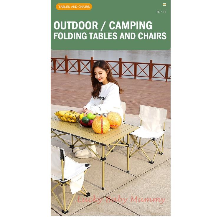 Portable Table Outdoor Camping Table and Chair Set