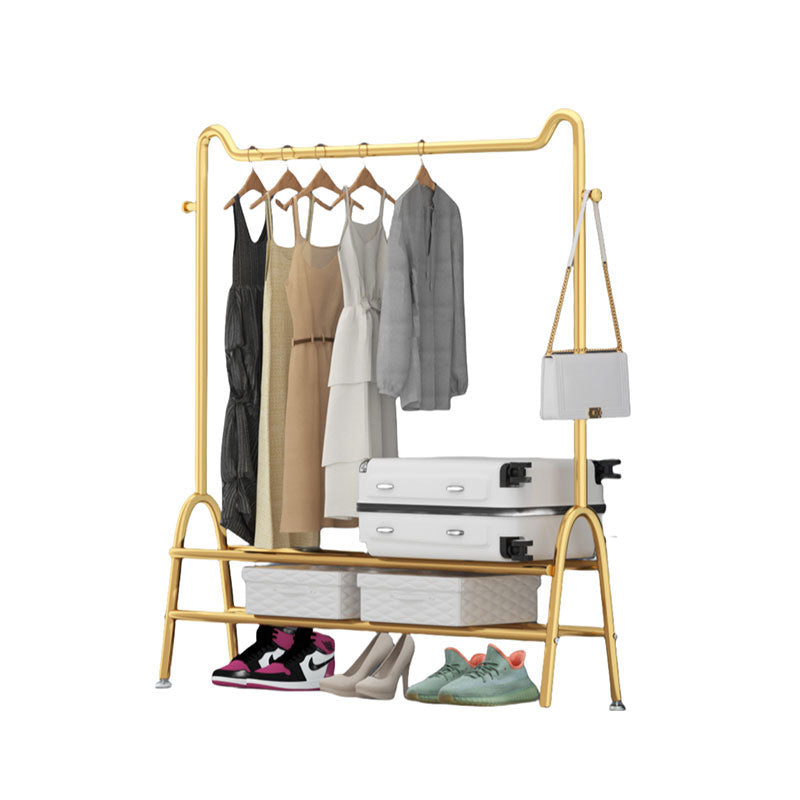 Golden standing clothes rack/ Floor Clothes Hanger/ Rack with Cat Ear Design