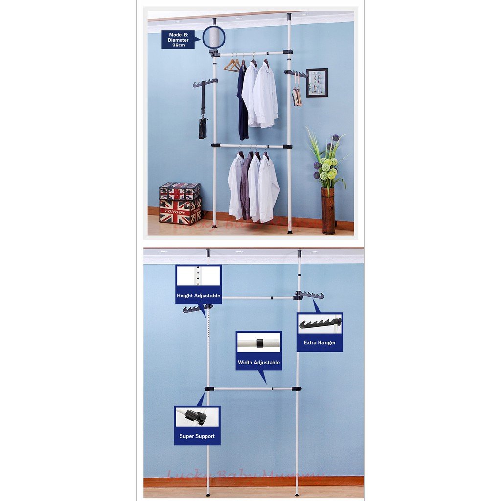 Korean Standing Clothes Rack