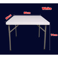 Square Table - White