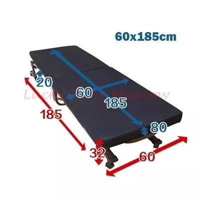 Japanese Metal Foldable Single Bed With Mattress