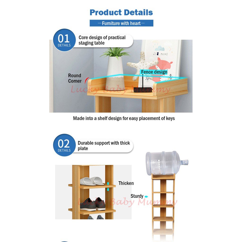 D168 Doorway Single Shoe Rack