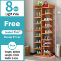 8 tier Light Pine