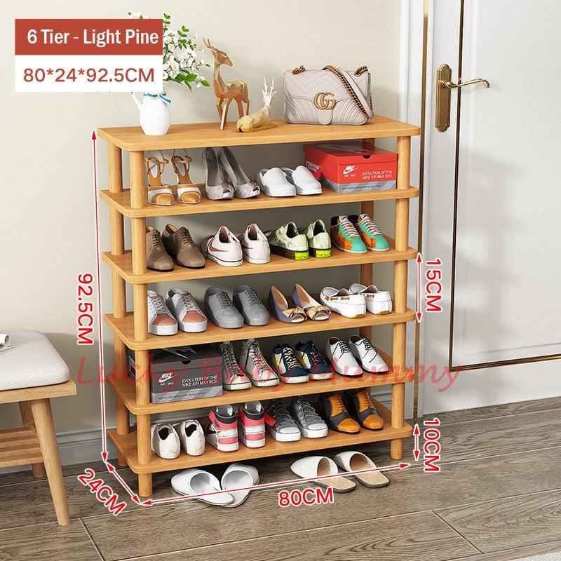 D280 Wooden Shoe Rack