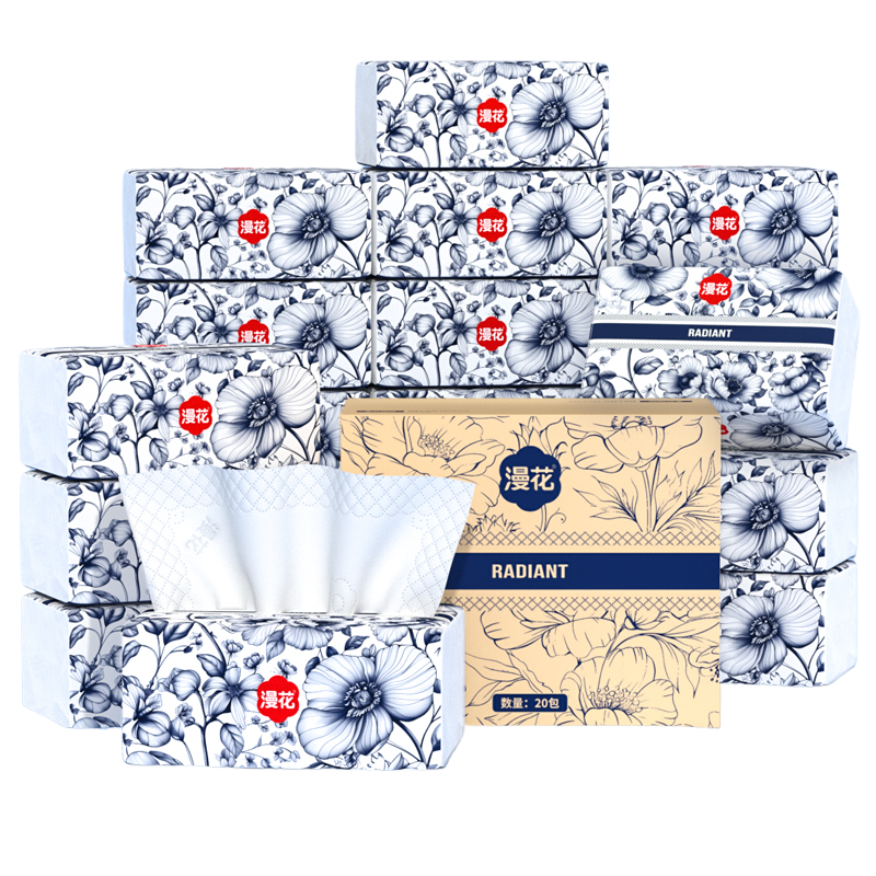 【24 Packs/Box】 ManHua Classic Drawing Tissue