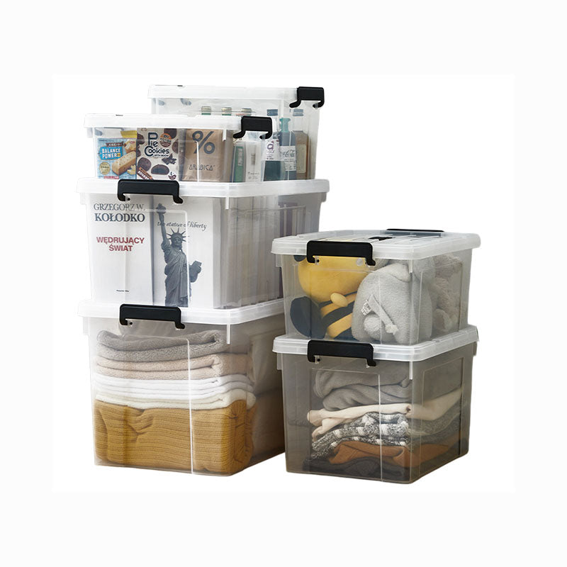 Transparent Large Storage Box with Handle