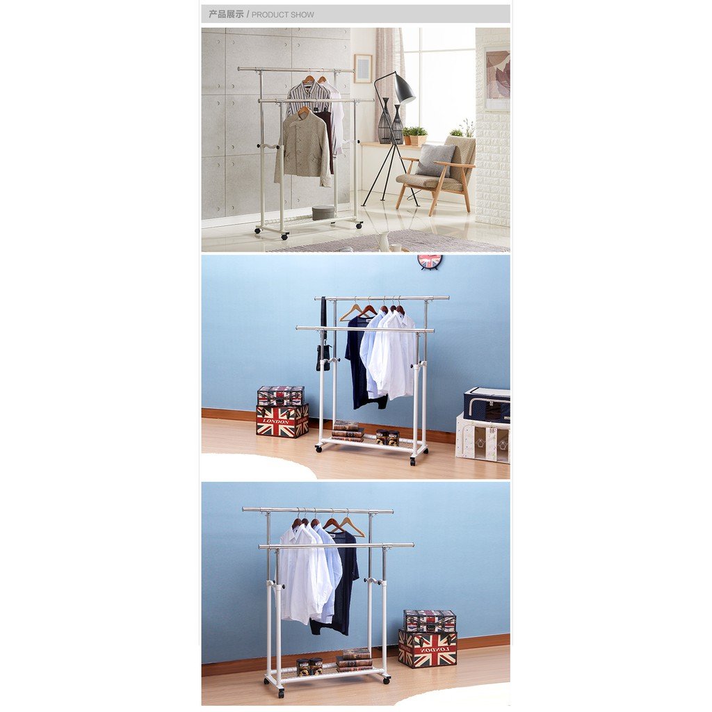 Korean Standing Clothes Rack