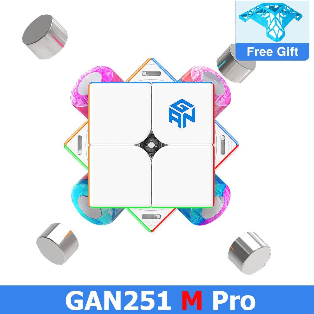 GAN 251 M 2x2 Professional Magnetic Speed Cube