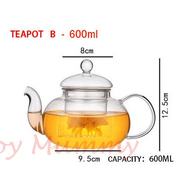 Glass Tea Pot Set