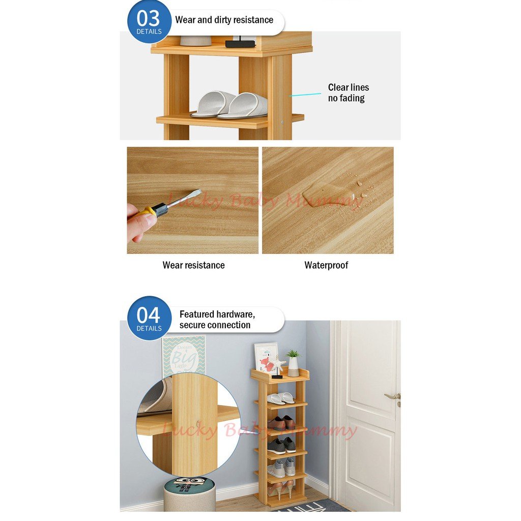 D168 Doorway Single Shoe Rack