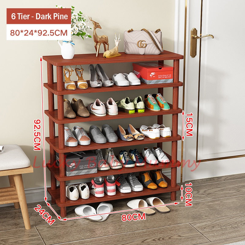 D280 Wooden Shoe Rack