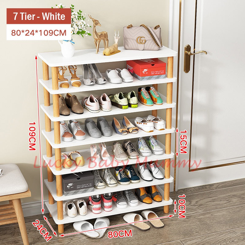 D280 Wooden Shoe Rack