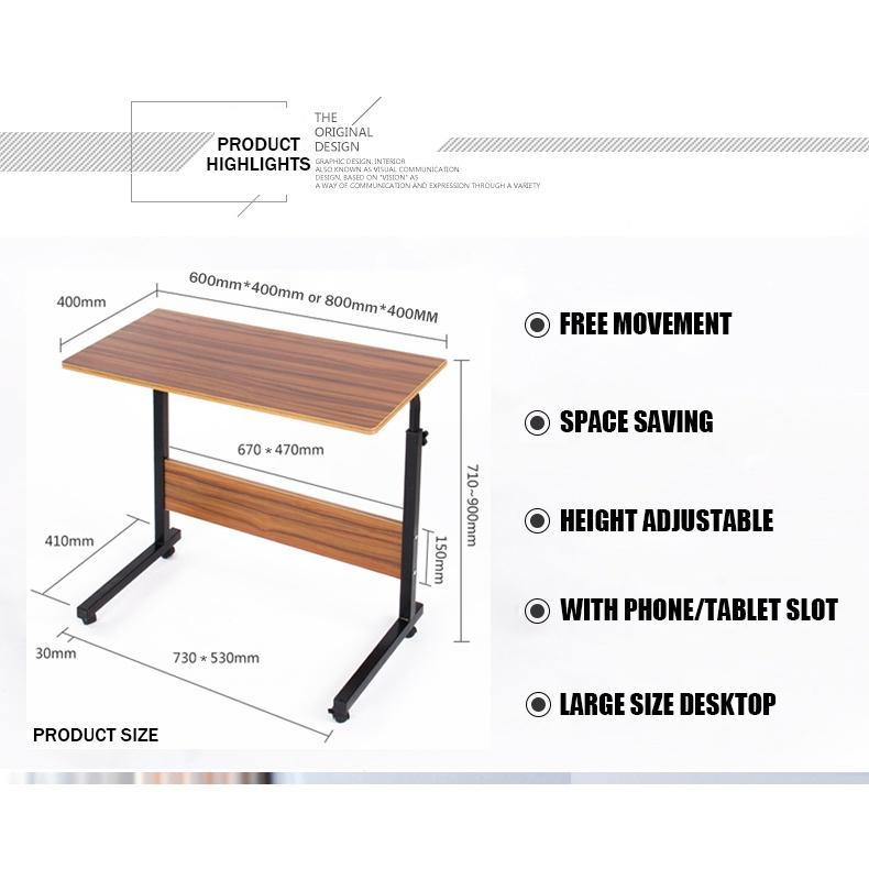 Computer Table Evermotion 05-3 Movable Computer Laptop Table