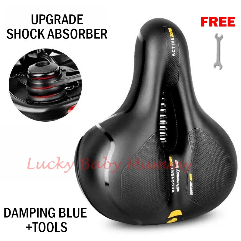 Damping Soft Bicycle Seat Big Butt Saddle Mountain Bike Seat