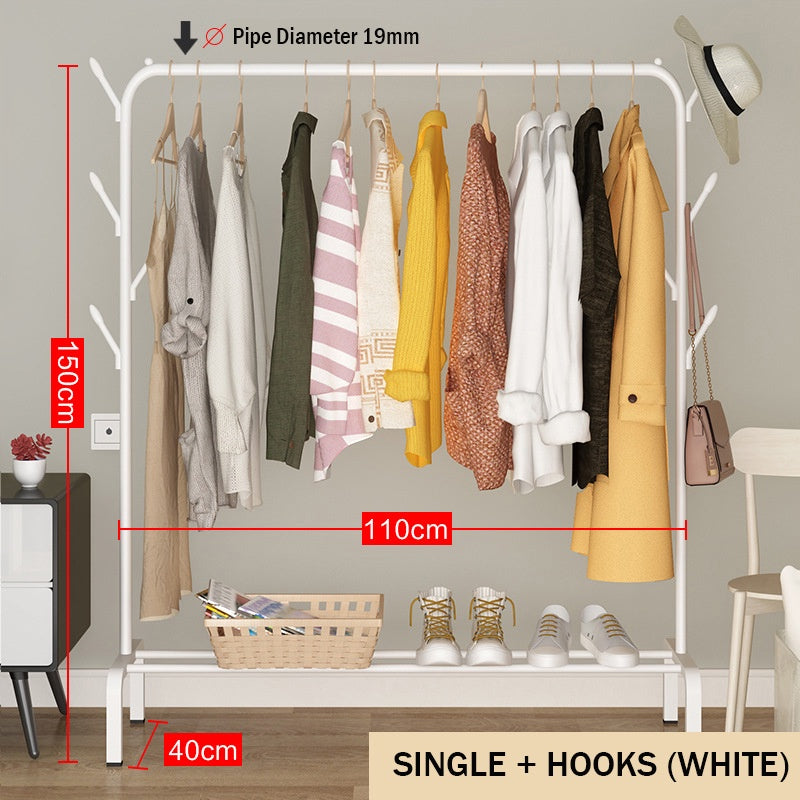 Sturdy Standing Clothes Rack Drying Rack Clothes Hanger