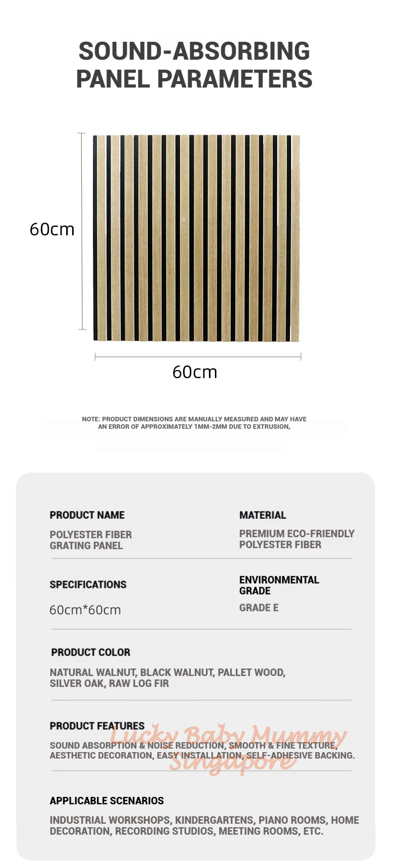 3D Soundproof Panel