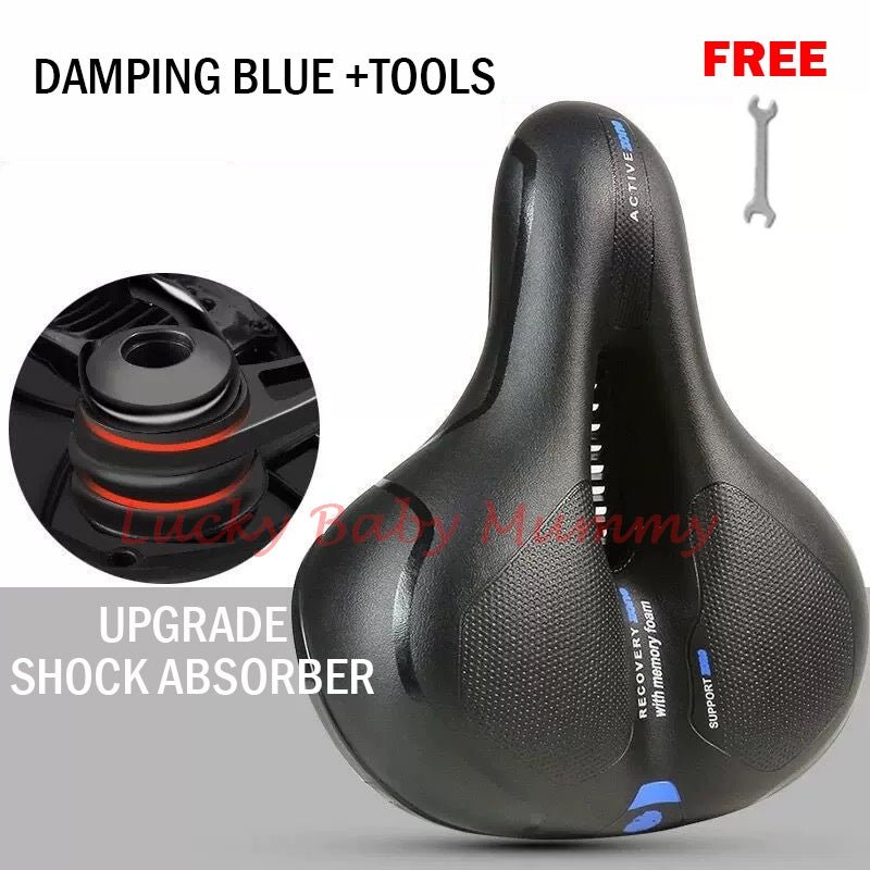 Damping Soft Bicycle Seat Big Butt Saddle Mountain Bike Seat