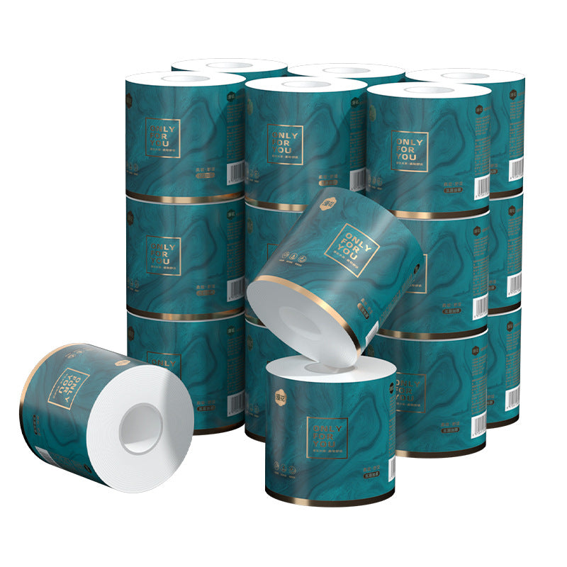 [18 Rolls/ Box] ManHua 5-Ply Toilet Paper Rolls 110g / Thick Facial Tissue For Better Absorbency