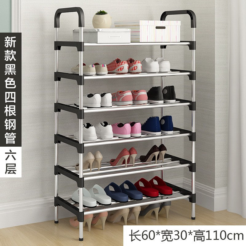 4 Tier / 5 Tier / 6 Tier TITAN Steel Shoe Rack