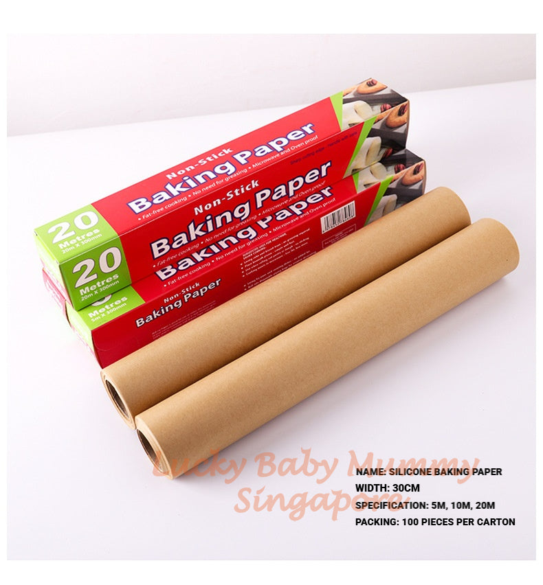 【5/10/20M】Non-Stick Baking Paper Roll