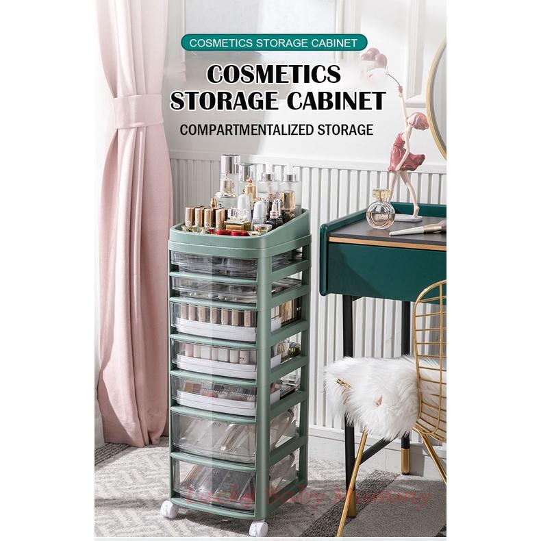 Cosmetic Storage Drawer Makeup Cabinet - 3/4/5/6/7 Tier / Storage / Organizer / Box / Plastic Storage Box