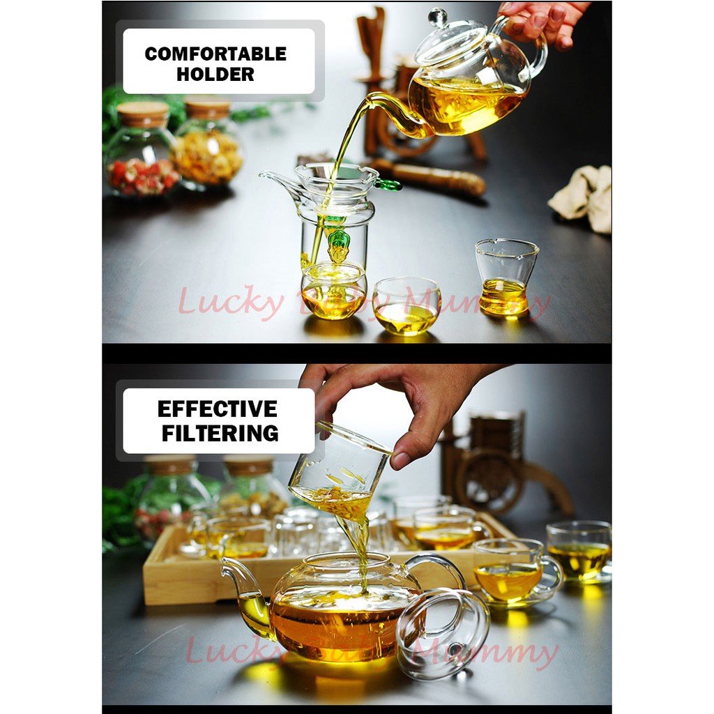 Glass Tea Pot Set