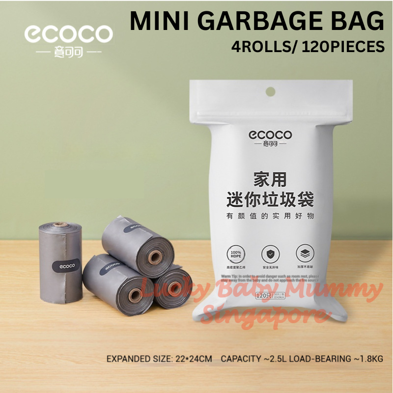 Ecoco Desktop Tissue Box with Trash Bin