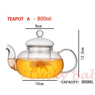 Glass Tea Pot Set