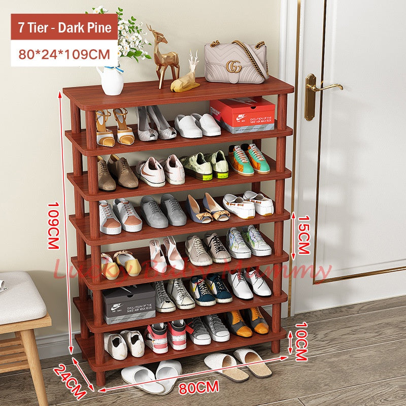 D280 Wooden Shoe Rack