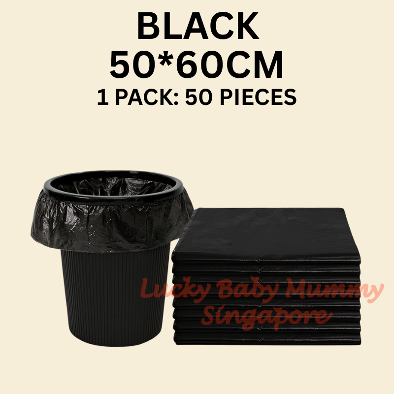 BLACK and Food Waste Large Plastic Dustbin Liners