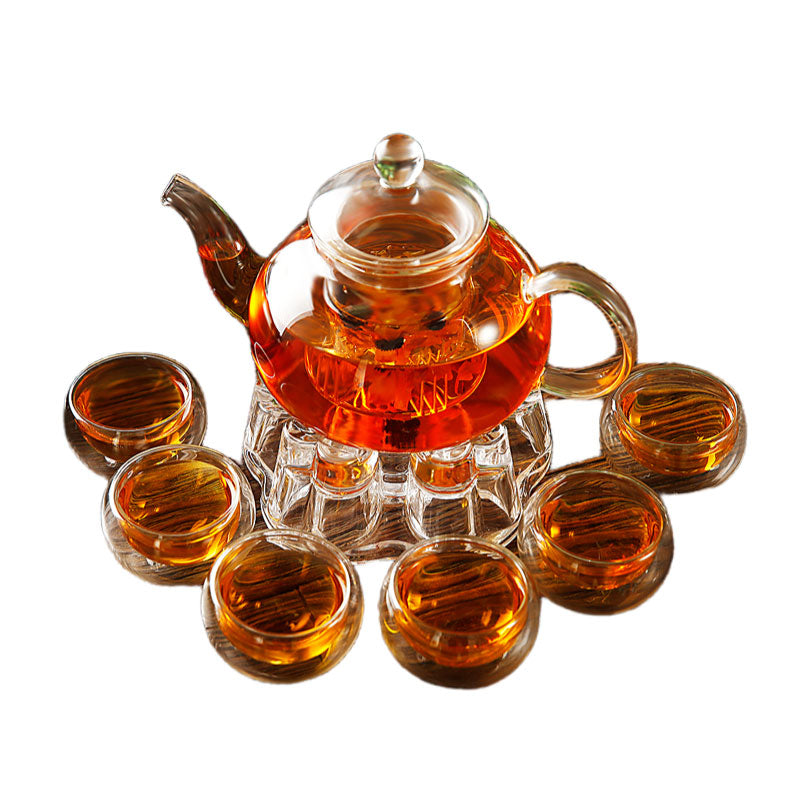 Glass Tea Pot Set