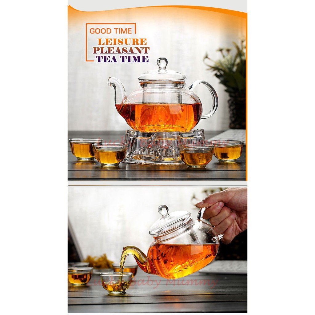 Glass Tea Pot Set