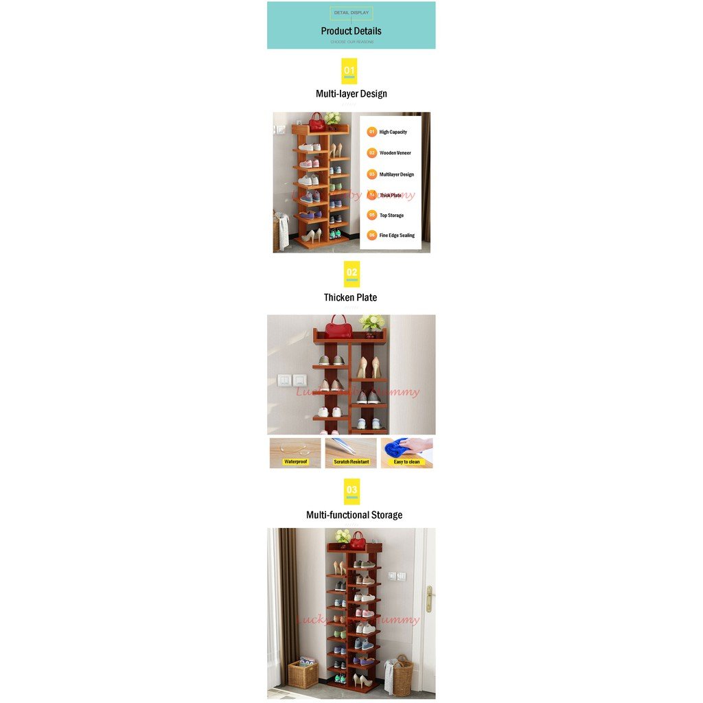 D287 Doorway double column Shoe Rack