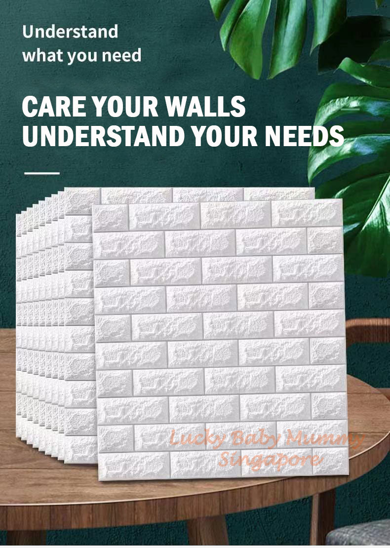 3D Brick Wall Sticker