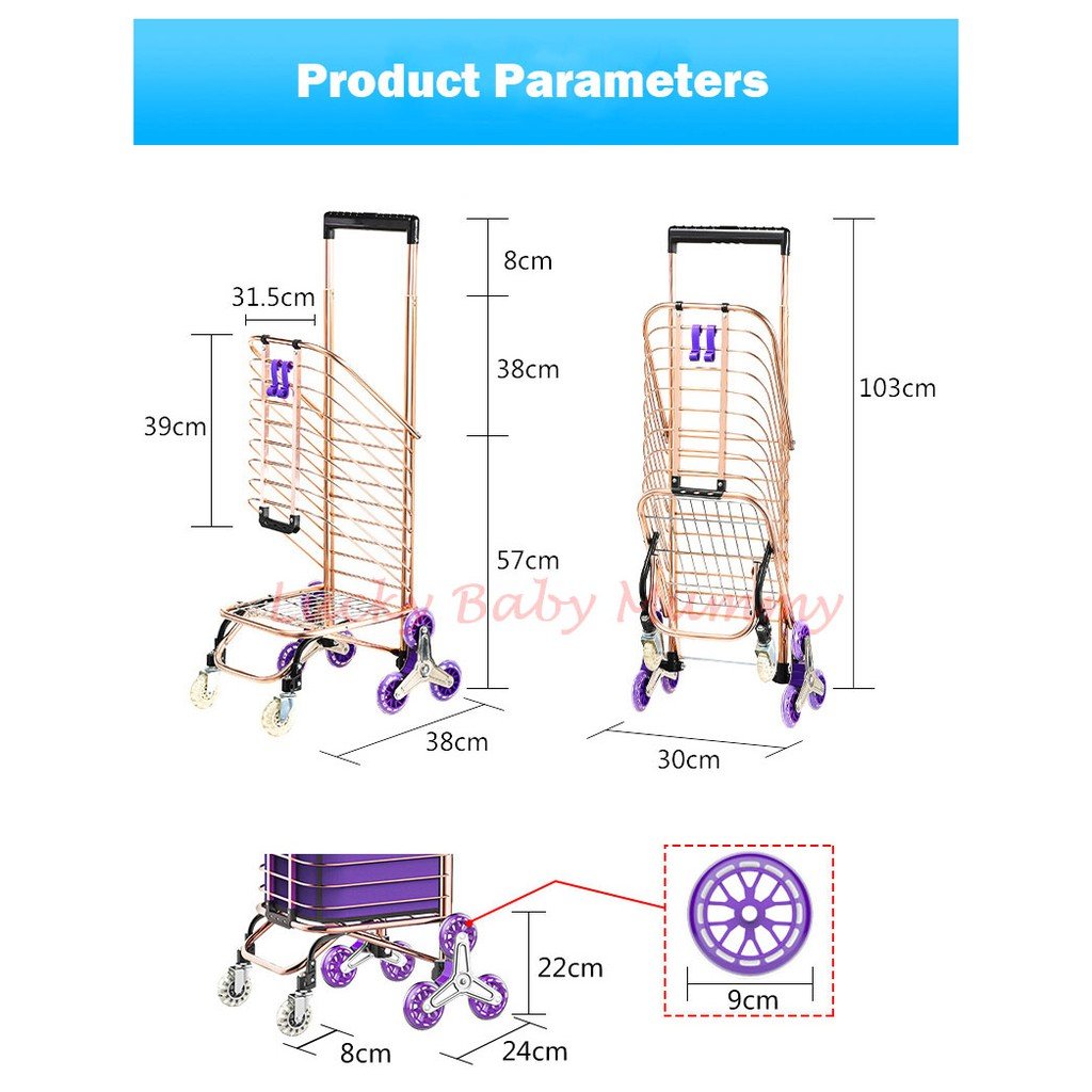 Foldable Shopping Trolley