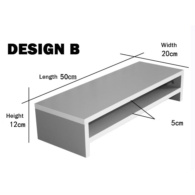 Wooden Monitor Stand Rack