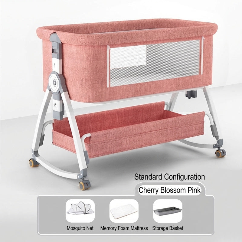 Portable Rocking Bed - Basic Pink