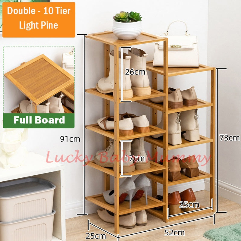 Bamboo Doorway Shoe Rack