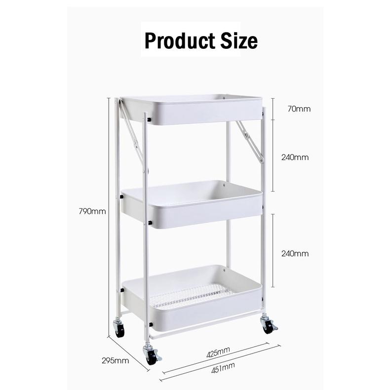 Multi-Purpose Movable Trolley with Handle