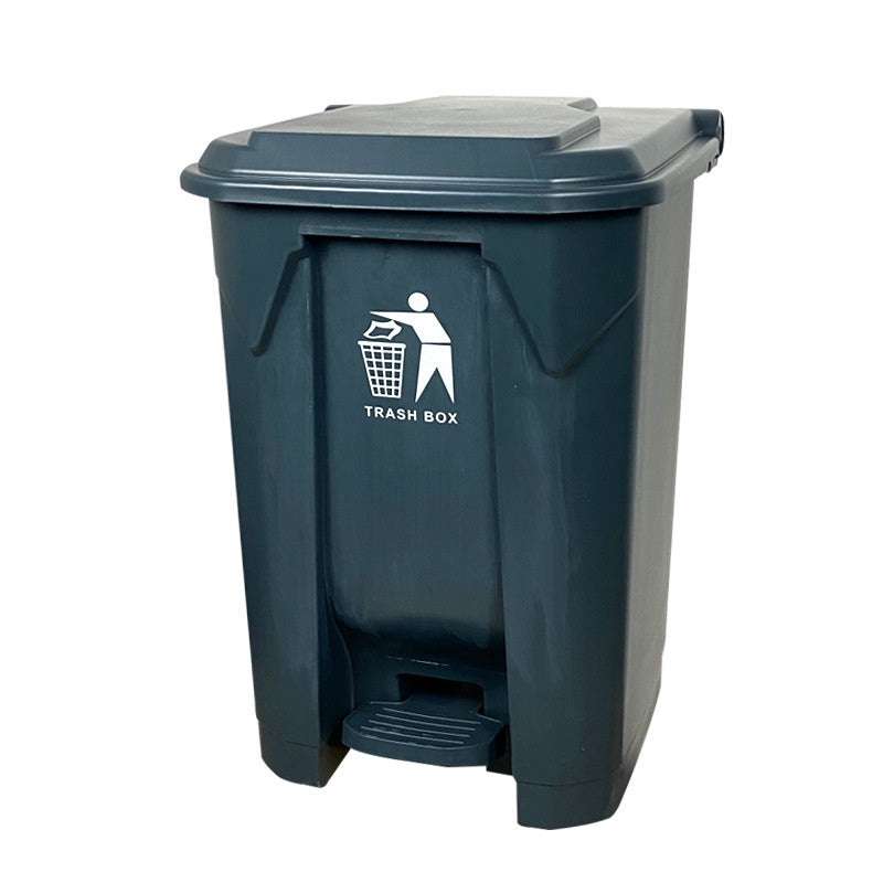 Plastic Rectangle Pedal Waste Trash Dustbin Recycle Bin