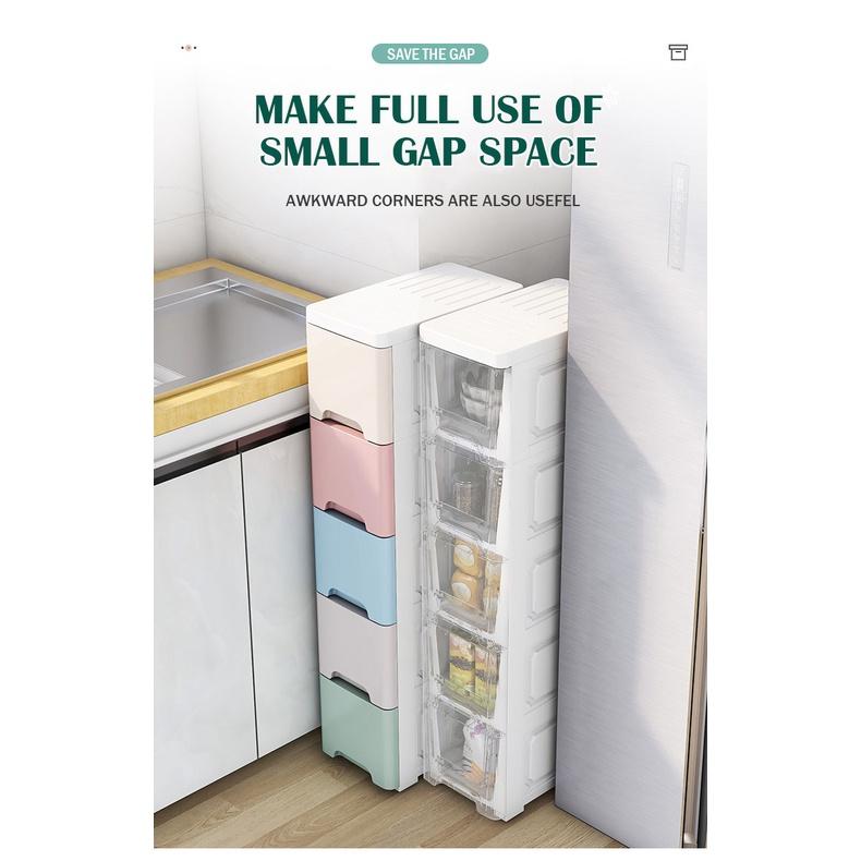 18/30cm Movable Slim Drawer Rack