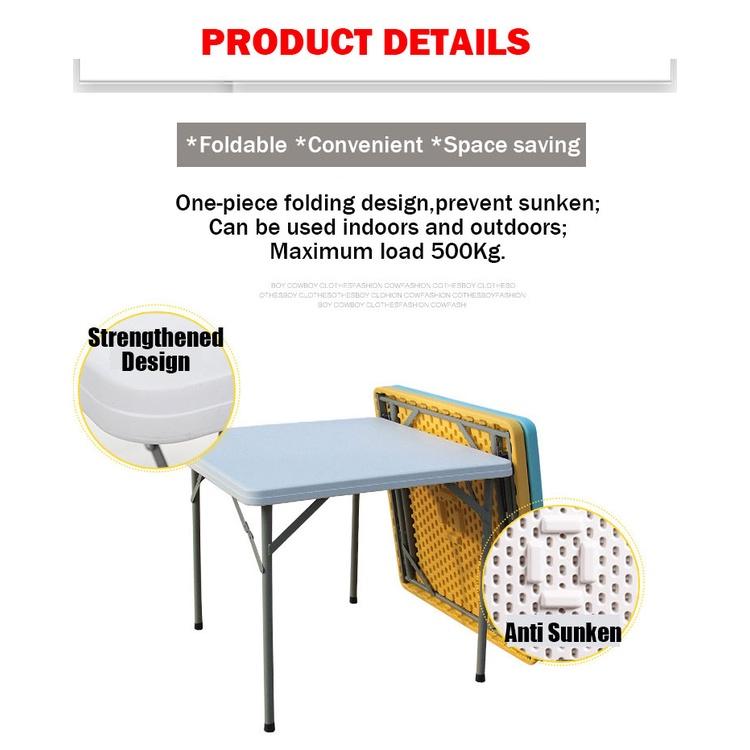 【86x86】Foldable Utility Square Table Chair / Dining Table