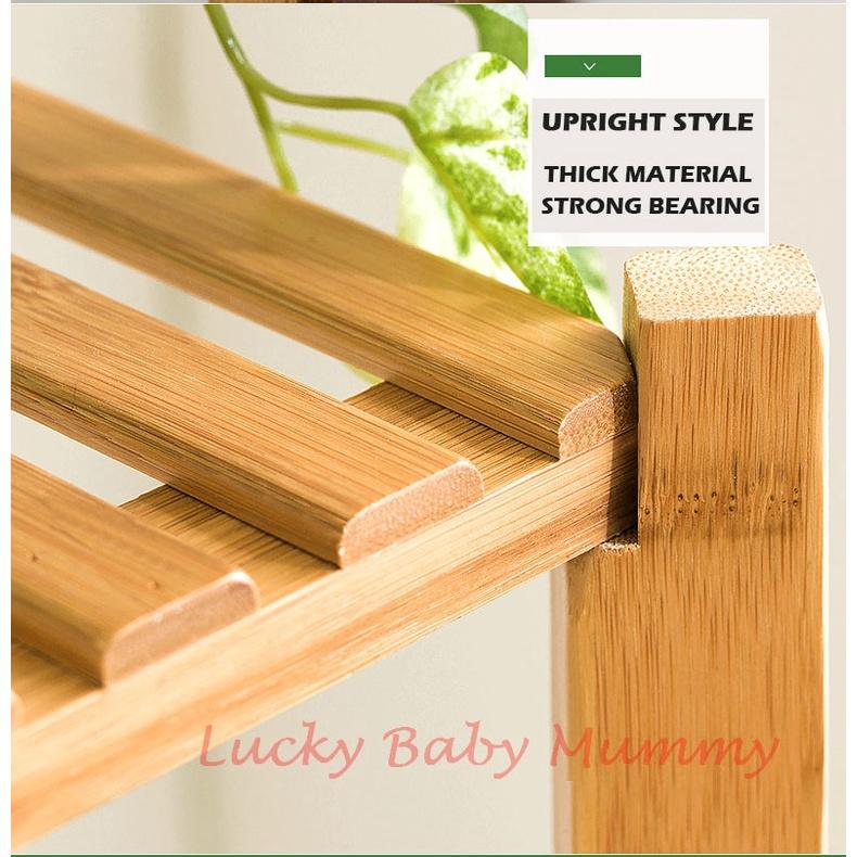 【Type B】Multi Layer Tier Bamboo Plant Rack